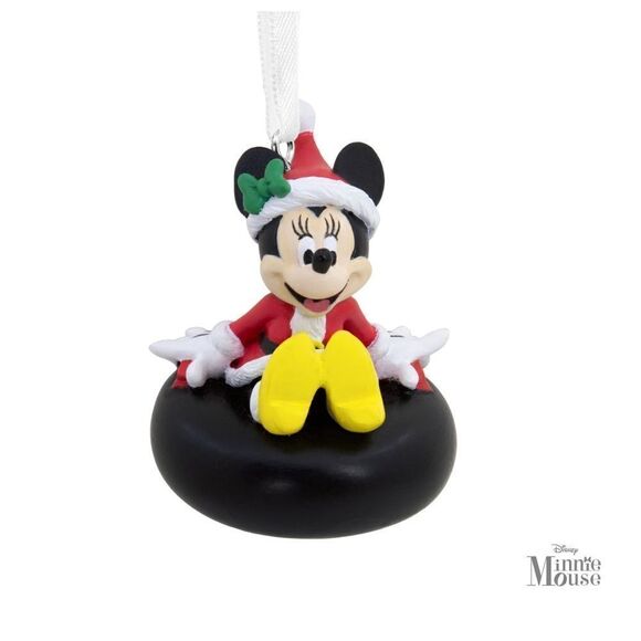 Hallmark Other - Hallmark Disney Minnie Mouse on a Snow Tube Ornament NWT